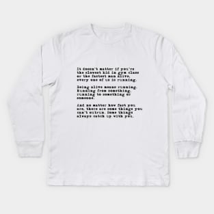 Always running Kids Long Sleeve T-Shirt